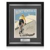 Chris Froome Signed Cycling Art Print Victory On Mont Ventoux. Deluxe Frame