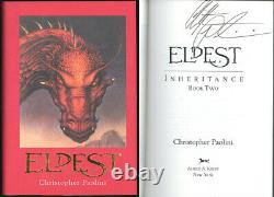 Christopher Paolini SIGNED AUTOGRAPHED Eldest HC RARE 1st Ed 1st Printing Eragon