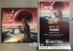 Claypool Lennon Delirium South of Reality Ltd Deluxe Signed Poster Bundle Primus
