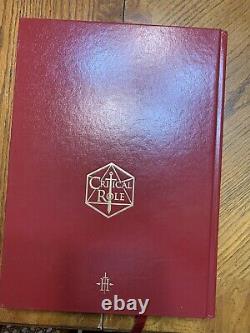 Critical RoleThe Chronicles Of Exandria Vox Machina Vol 1 Deluxe Edition SIGNED