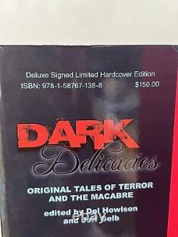 DARK DELICACIES. CEMETERY DANCE 2011. Deluxe SIGNED LIMITED WithSLIPCASE