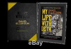 DAVID ELLEFSON My Life with Deth SIGNED book with deluxe leather Box MEGADETH