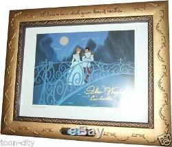 DELUXE FRAME hand signed REAL Cinderella 1950 Disney Voice Ilene Woods Dreams