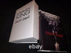 DOCTOR SLEEP Deluxe #'d Signed Stephen King, Chong, Wells Cemetery Dance Traycase