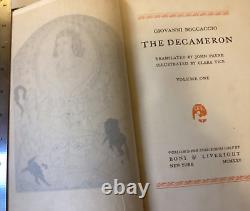 Deluxe Art Deco Boccaccio DECAMERON 2 vols 1925 ltd ed. Clara Tice Illus