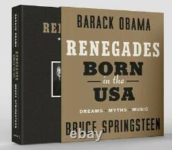 Deluxe Signed Edition BARACK OBAMA BRUCE SPRINGSTEEN Renegades Born in the USA