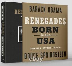 Deluxe Signed Edition BARACK OBAMA BRUCE SPRINGSTEEN Renegades In hand