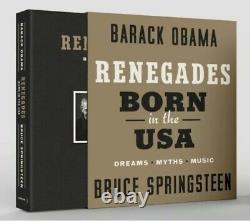 Deluxe Signed Edition BARACK OBAMA BRUCE SPRINGSTEEN Renegades New And Sealed