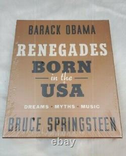 Deluxe Signed Renegades Born in the USA Barack Obama Bruce Springsteen