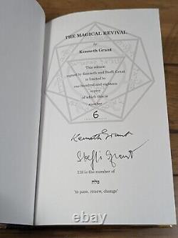(Deluxe) THE MAGICAL REVIVAL by Kenneth Grant RARE OCCULT Signed No. 6/118