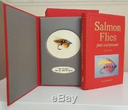 Deluxe leatherbound Salmon Flies Past & Present Henk van Bork fly fishing book