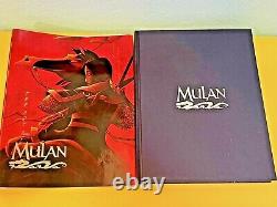 Disney Editions Deluxe The Art of Mulan Book by Jeff Kurtti Like New Signed