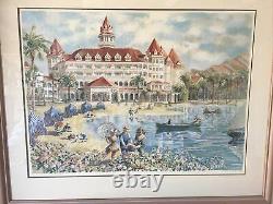 Disney Grand Floridian Stephanie Taylor Sunday Afternoon At LaKe Signed Print