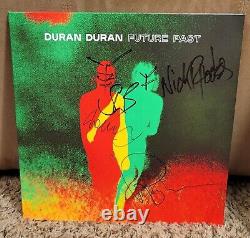 Duran Duran SIGNED Future Past DELUXE RED VINYL LP New AUTOGRAPHED with DRAWINGS