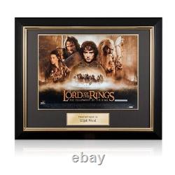 Elijah Wood Signed The Lord Of The Rings Poster Deluxe Frame