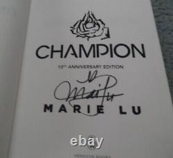 Fairyloot Legend Marie Lu Hand Signed- Ya Collector 4 Book Set