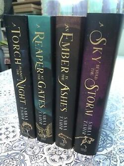 Fairyloot Signed An Ember in The Ashes Deluxe Quartet by Sabaa Tahir + Print