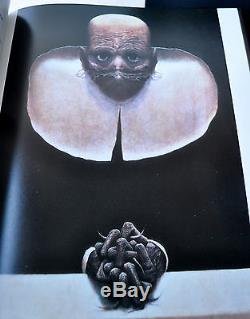 Fantastic Art of Beksinski Deluxe Leather Ltd Ed 1/150 with Signed Litho UBER RARE