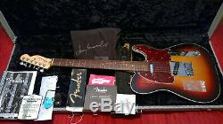 Fender Telecaster American Deluxe Electric Guitar Signed+G&G Case-NonProfit Org