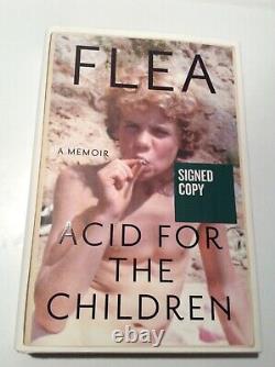 Flea Signed Book Acid For The Children Red Hot Chili PeppersAUTOGRAPH LK NEW COA