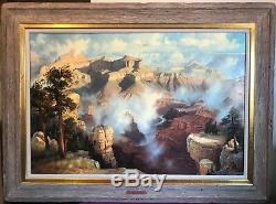 Fred Lucas Arizona THE GRAND VIEW Grand Canyon Breathtaking Oil On Canvas