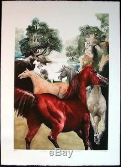 G H Rothe Danby's Enchanted Island Revisited Deluxe gold Hand Signed horse