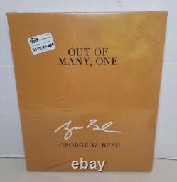 GEORGE W BUSH Deluxe Limited Edition Hand Signed Out of Many, One Book NEW
