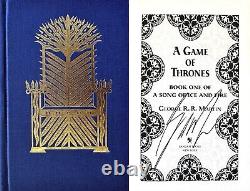 George R. R. MartinSIGNED IN PERSONGame of Thrones Ltd Edition1st Ed Thus