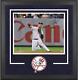 Gleyber Torres Yankees Deluxe Framed Signed 16x20 Throwing Photograph