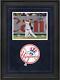 Gleyber Torres Yankees Deluxe Framed Signed 8x10 Throwing Photograph