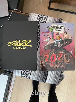 Gorillaz Almanac SUPER DELUXE 1/200 with Jamie Hewlett Signed Art Card + More