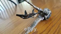 Grand Cayman BLACK CORAL Sculpture HAMMERHEAD SHARK Richard Barile Signed withCOA