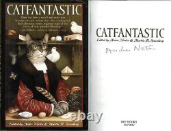 Grand Master Andre Norton SIGNED AUTOGRAPHED Catfantastic HC 1st Ed/1st RARE