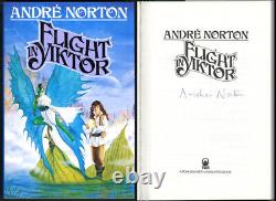 Grand Master Andre Norton SIGNED AUTOGRAPHED Flight in Yiktor HC 1st Ed Print