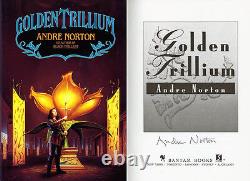 Grand Master Andre Norton SIGNED AUTOGRAPHED Golden Trillium HC 1st Ed/1st Print