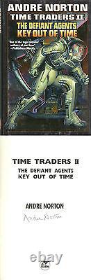 Grand Master Andre Norton SIGNED AUTOGRAPHED Time Traders II HC 1st Ed/1st RARE