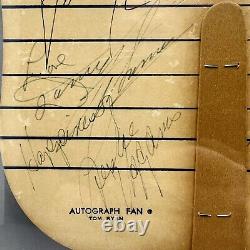 Grand Ole Opry Autograph Fan SIGNED Johnny Cash June Carter Cash +5 BAS RARE
