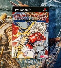 Growlanser Generations Deluxe Edition Sony PlayStation 2 Brand new Sealed signed