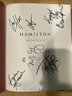 Hamilton The Revolution Signed By Current Cast
