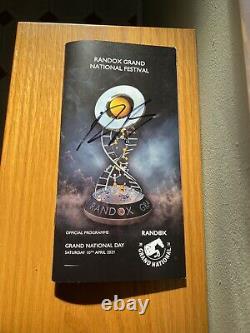 Hand Signed Official Grand National 2021 Race Card Signed By Rachael Blackmore