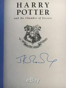 Harry Potter and the Chamber of Secrets UK 1/1 Deluxe signed by JK Rowling