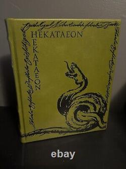 Hekataeon Deluxe number 1 of 35 leather bound and signed Jack Grayle