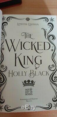 Holly Black The Wicked King Queen of Nothing SIGNED Deluxe Illumicrate Editions