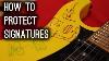 How To Protect Guitar Signatures Autographs