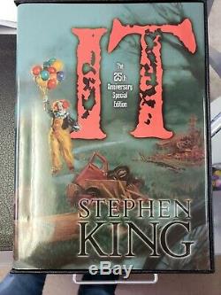 It 25th Anniversary Special Limited Edition SIGNED Stephen King Deluxe Traycased