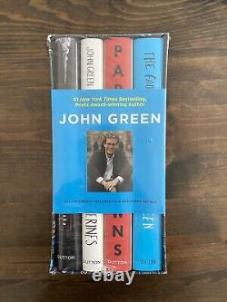 JOHN GREEN Deluxe Box Set of 4 Books 2 Of Them Signed Autographed