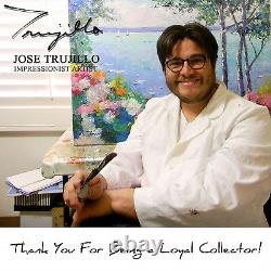 JOSE TRUJILLO LARGE 16X20 Impressionist ARIZONA GRAND CANYON ABSTRACT ART COA