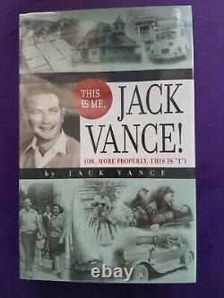 Jack Vance SIGNED! Autobiography THIS IS ME, 1st ed, RARE