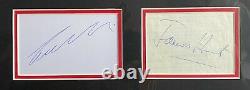 James Hunt & Niki Lauda Signed Formula One Display Uacc Grand Prix 1 Autograph