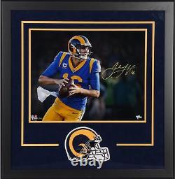 Jared Goff Los Angeles Rams Dlx Frmd Signed 16 x 20 Photo SM Exclusive LE 1/10